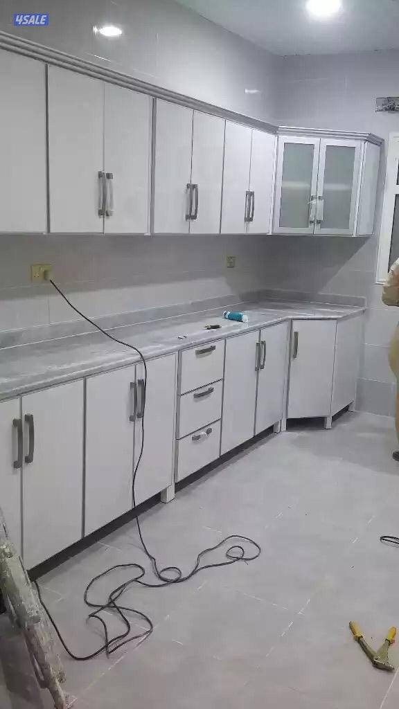 make new aluminium door kitchen window shatter and partation2