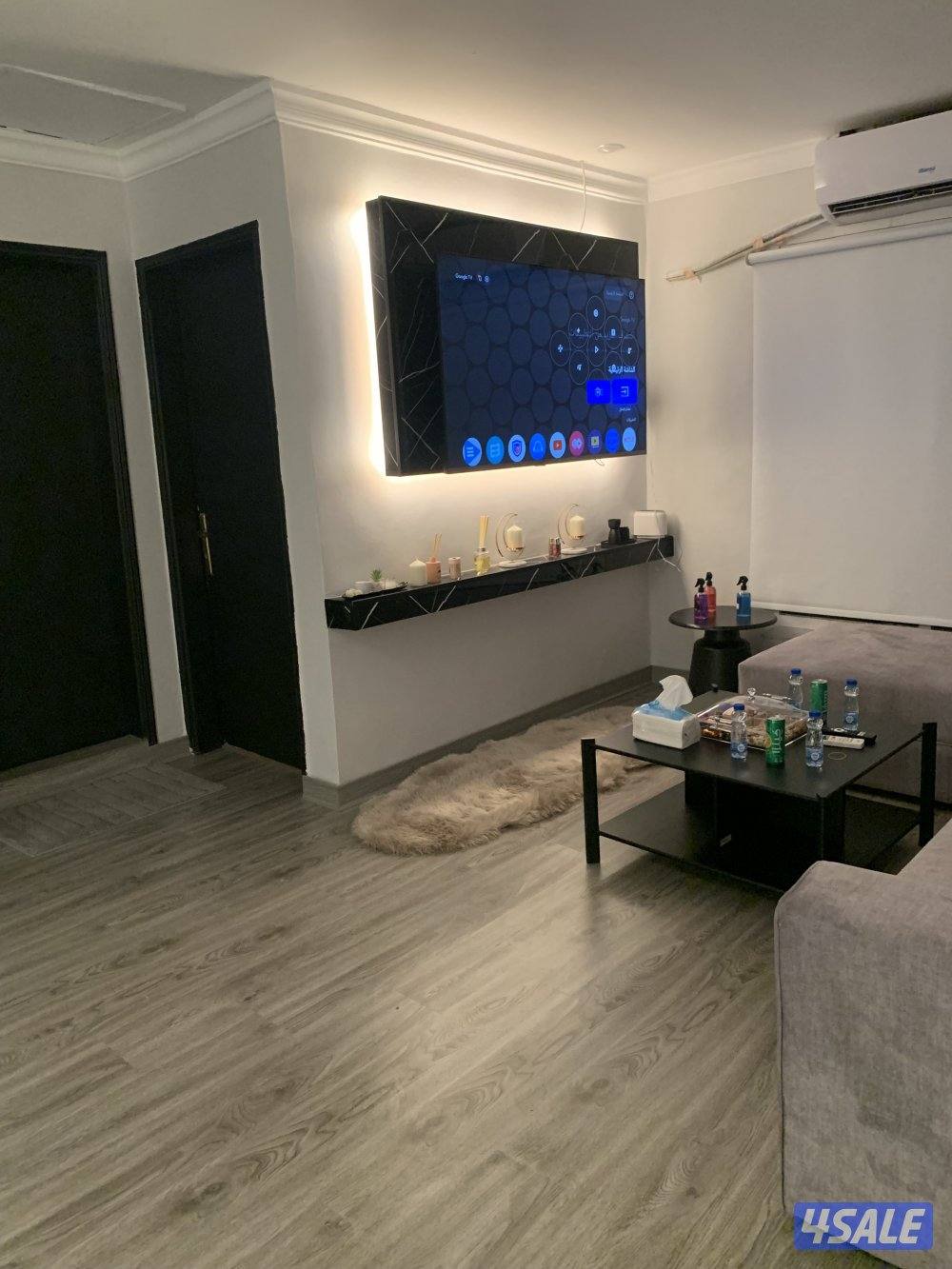 شقق للايجار خلو وفاضي غرفة وصالة ومطبخ وحمام تشطيب سوبر لوكس 🚙🚗5