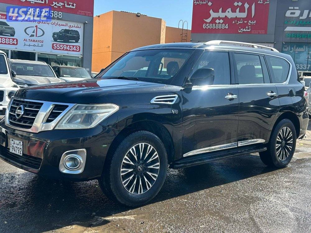 نيسان باترول V8-SE موديل 2016 ماشى 252.000 k.m وارد البابطين.صبغ وكالة0