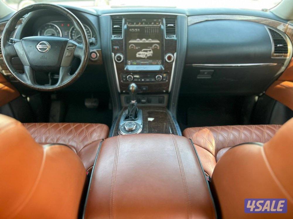 نيسان باترول V8-SE موديل 2016 ماشى 252.000 k.m وارد البابطين.صبغ وكالة5