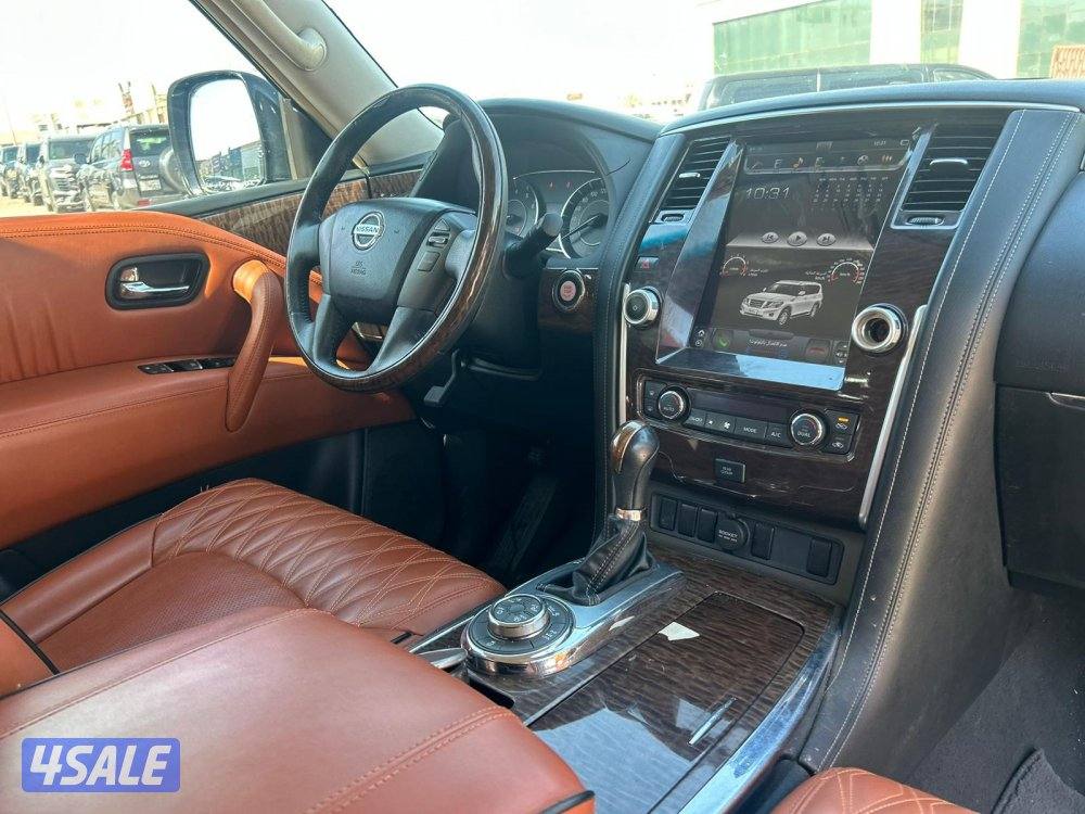 نيسان باترول V8-SE موديل 2016 ماشى 252.000 k.m وارد البابطين.صبغ وكالة6