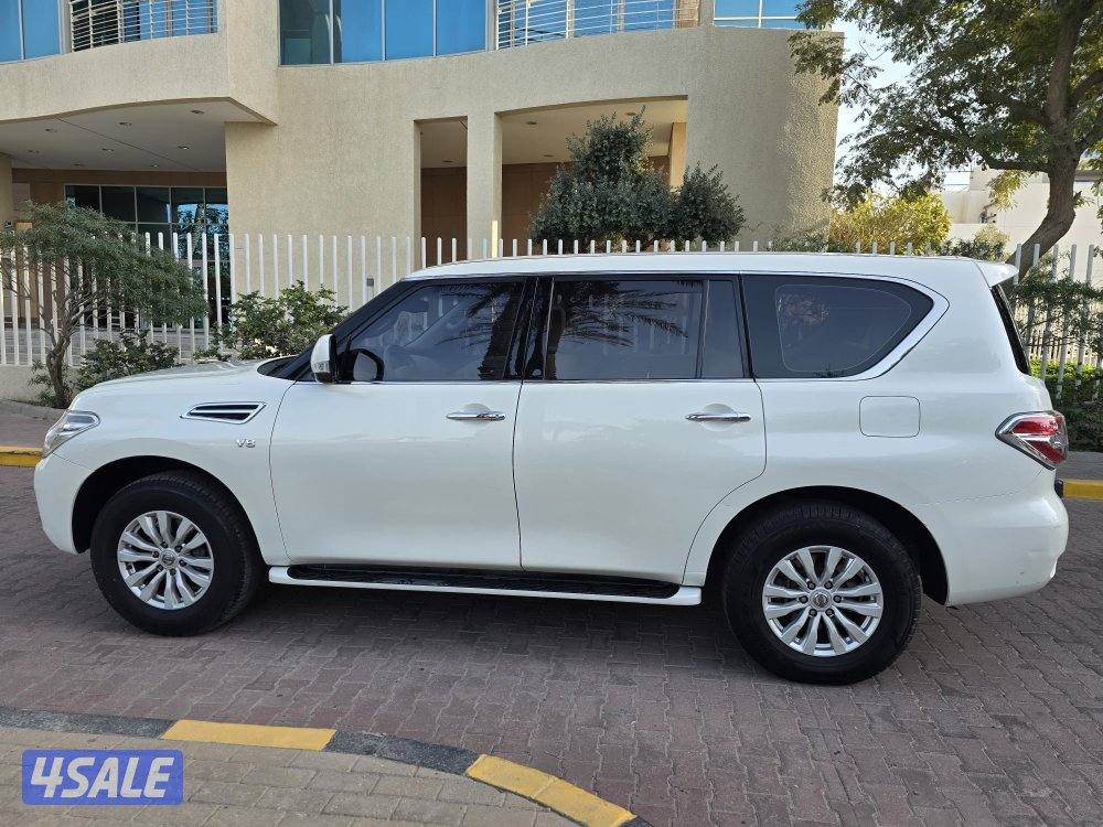 نيسان باترول موديل 2015 صبغ الوكاااله ماشي 198 بحاااه ممتازه شرط للفحص4