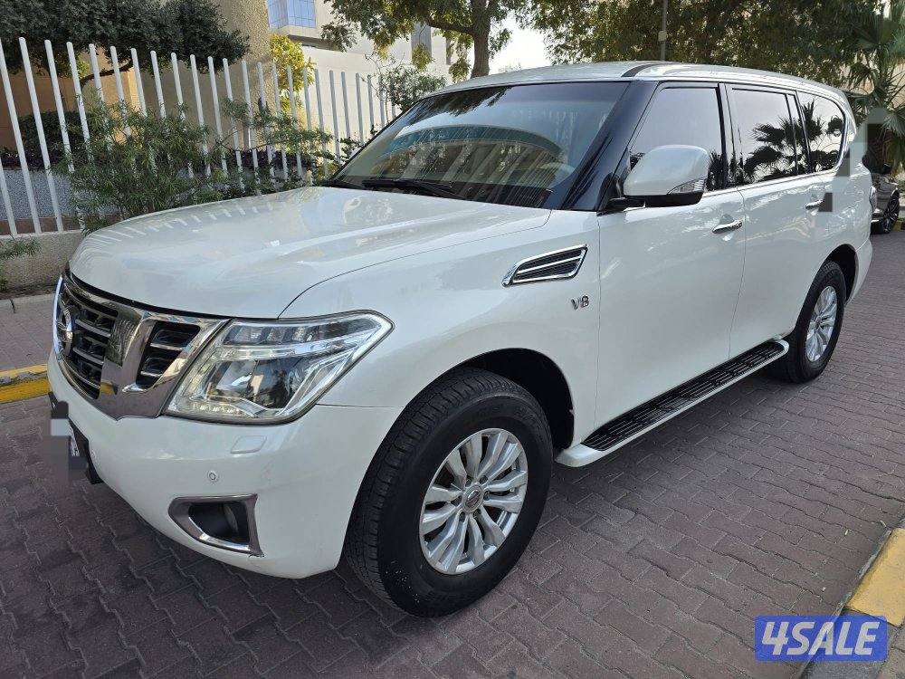 نيسان باترول موديل 2015 صبغ الوكاااله ماشي 198 بحاااه ممتازه شرط للفحص5