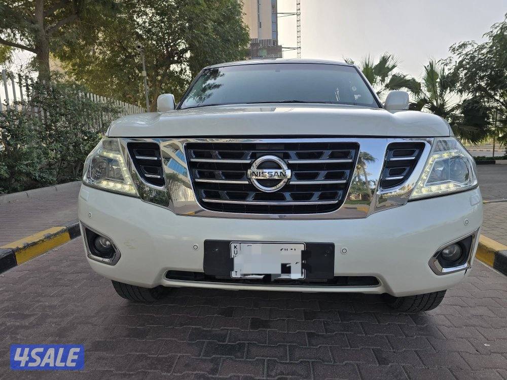 نيسان باترول موديل 2015 صبغ الوكاااله ماشي 198 بحاااه ممتازه شرط للفحص7