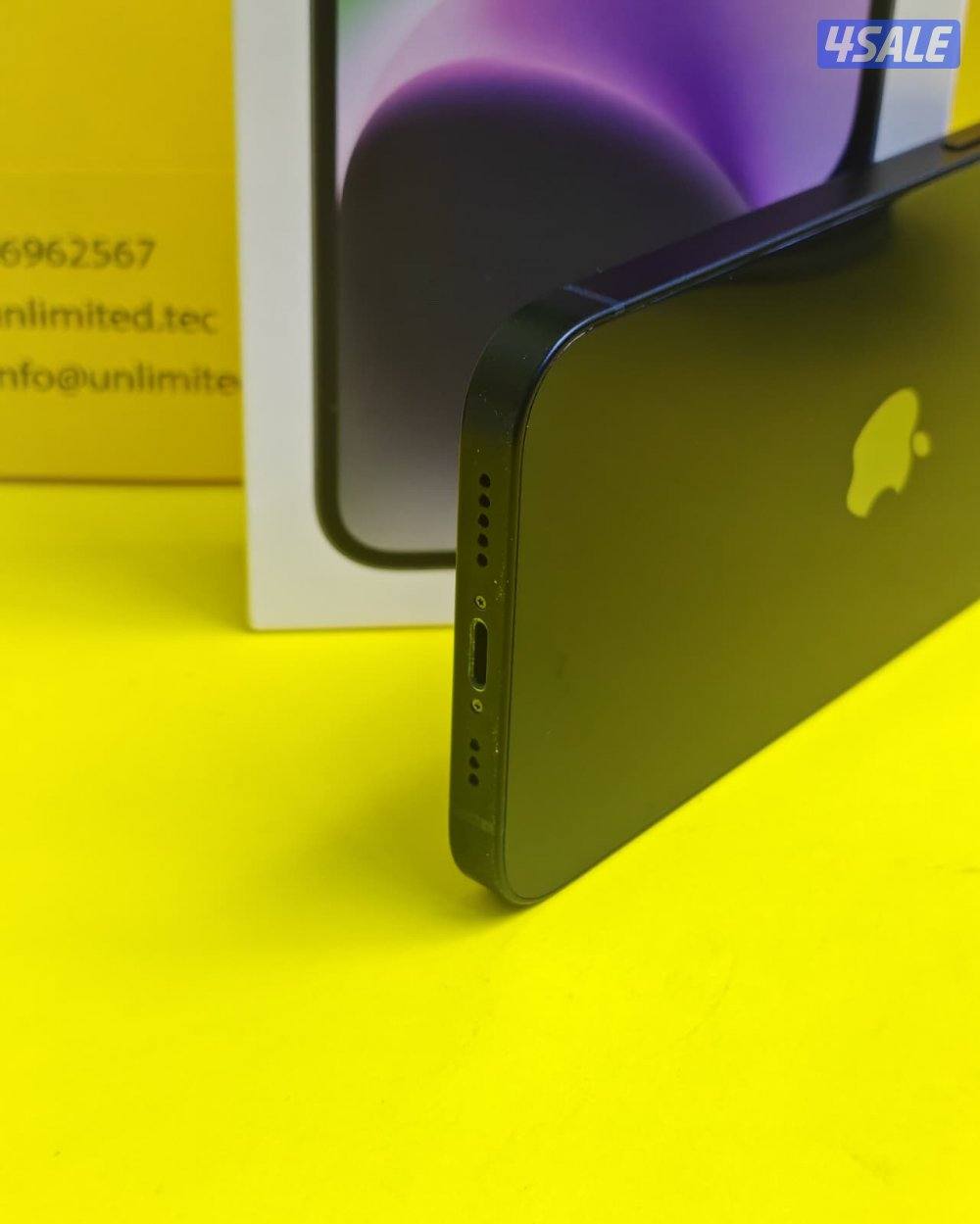 ايفون 14 – 128 جيجا بطارية 89% مستعمل كالجديد iPhone 14 128GB Black1