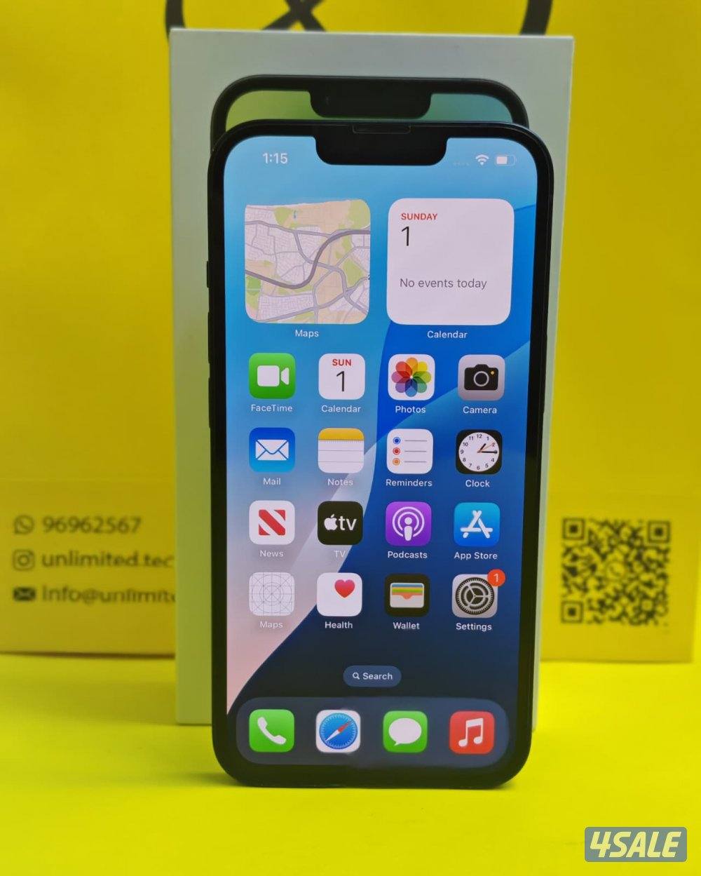 ايفون 14 – 128 جيجا بطارية 89% مستعمل كالجديد iPhone 14 128GB Black5