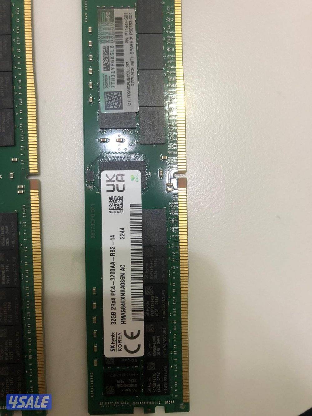 RAM for servers selling per piece (for HPE servers)0