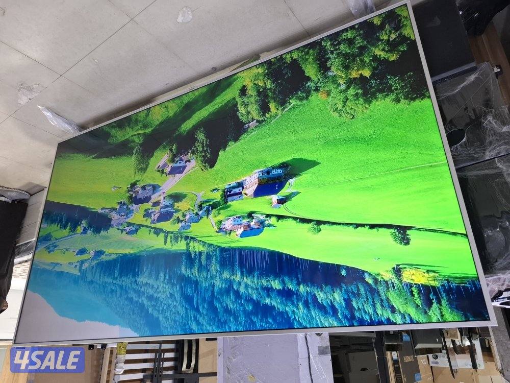 للبيع ونساا، 98،بوصه،،  120 هوتز QLED جديد دون كرتونه0