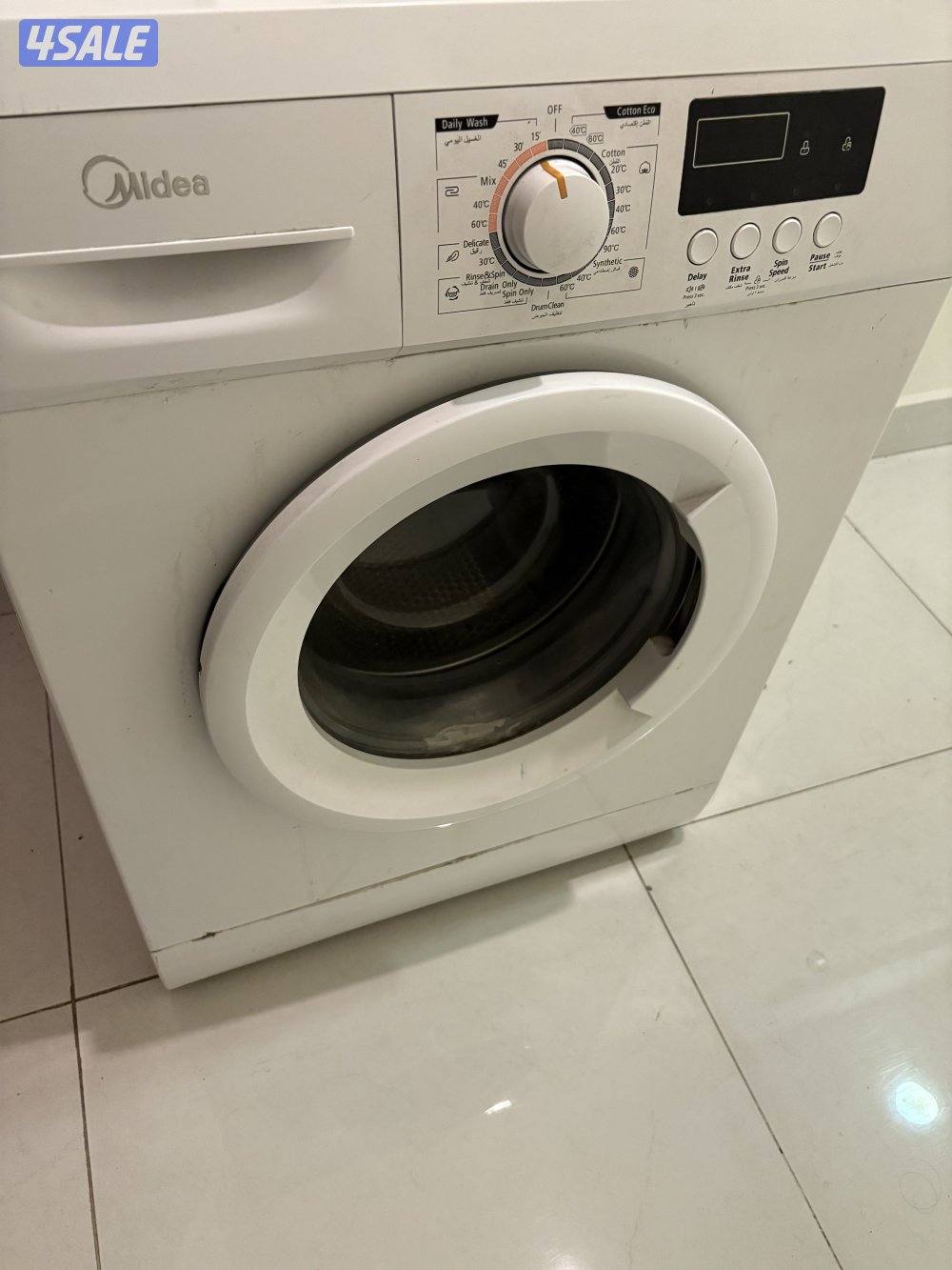 غساله مستعمله اوتوماتيك ماركة midea شغال و نظيفه و فيها صوت خفيف0