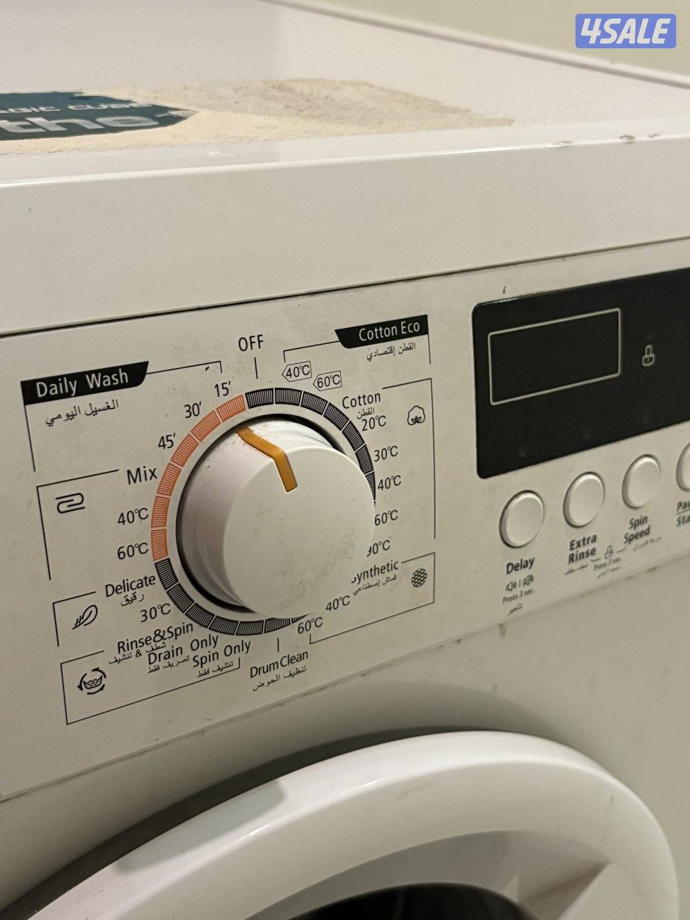غساله مستعمله اوتوماتيك ماركة midea شغال و نظيفه و فيها صوت خفيف5