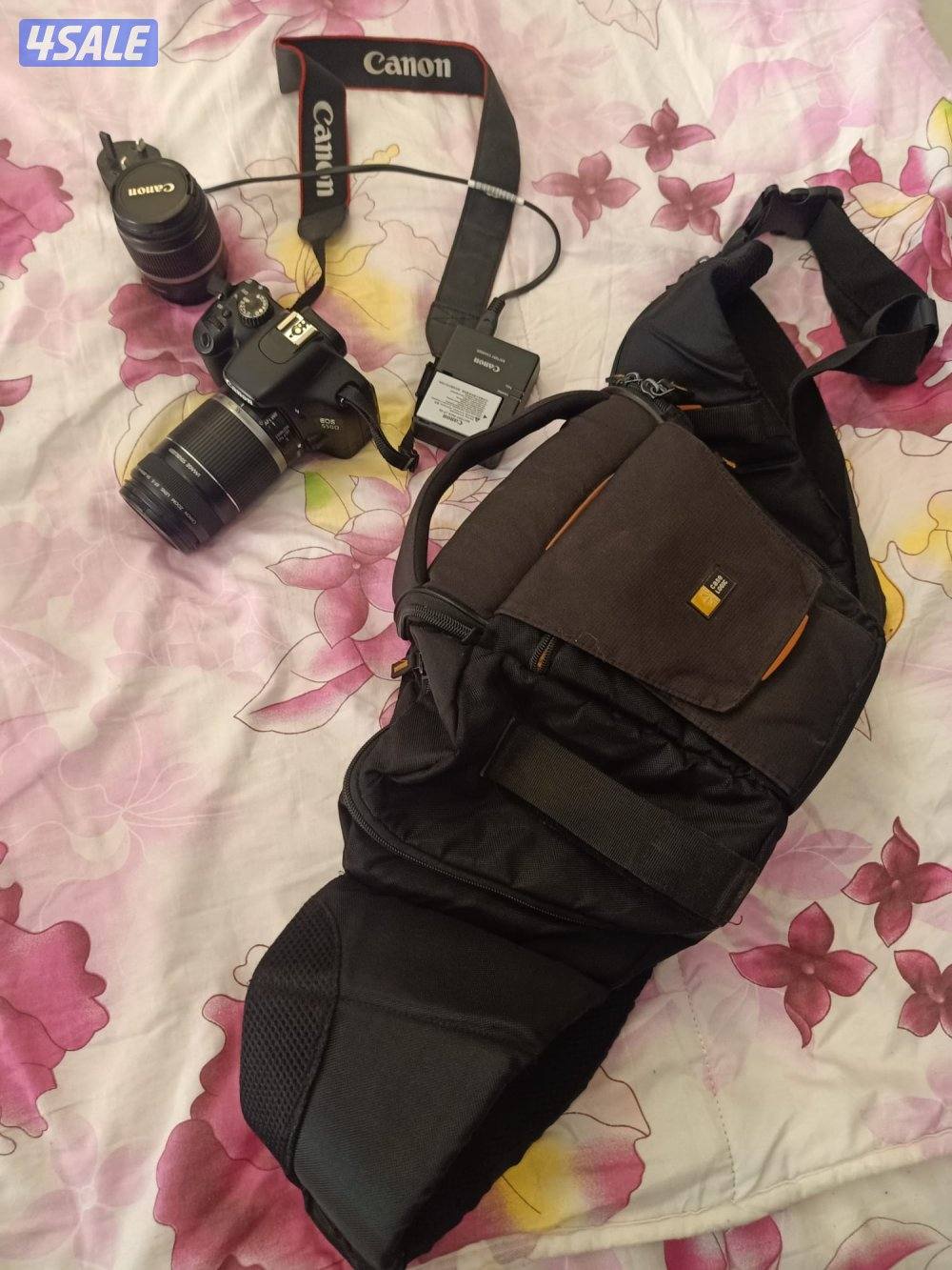 canon eos 550D with two lens0