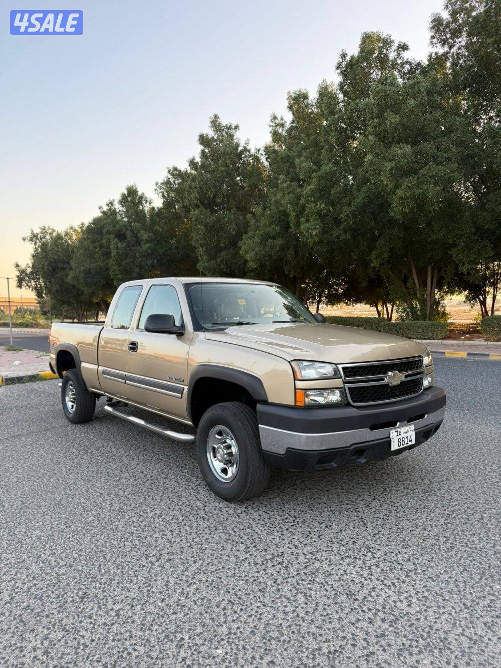 للبيع وانيت سلفرادو دبل قير0