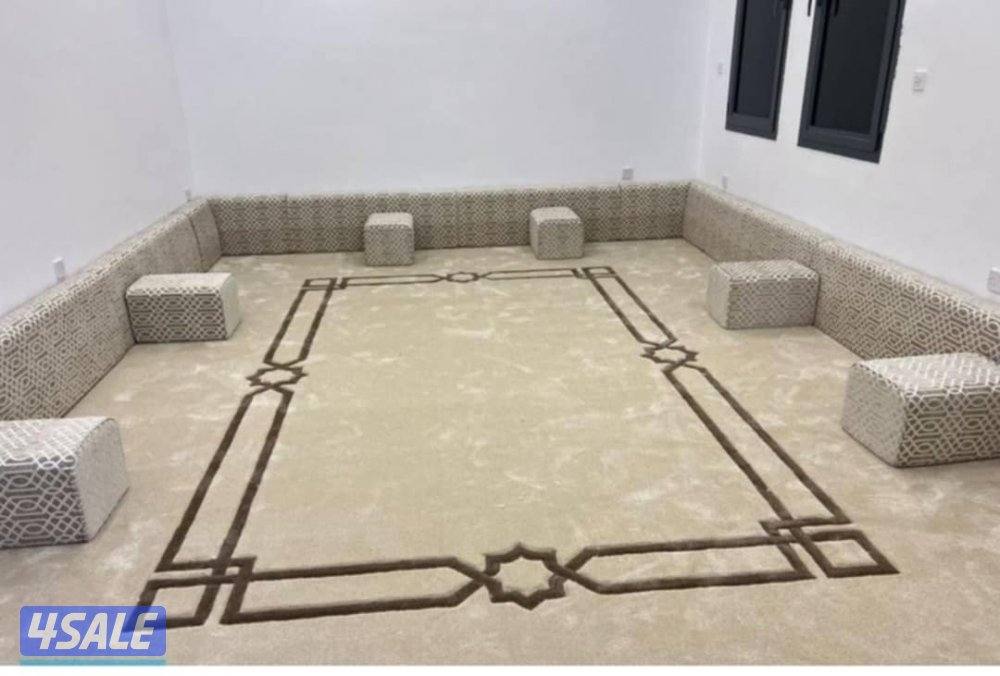سجاد قص باركيه ثيل مساند جلسات ارضيه جميع اثاث مفروشات3