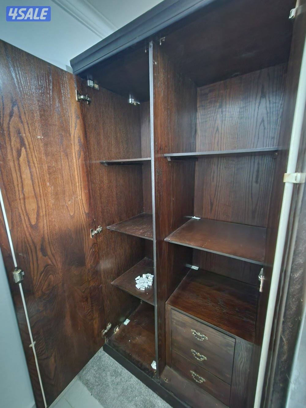 Dressing Wardrobe Cabinet and Single metal Bed1