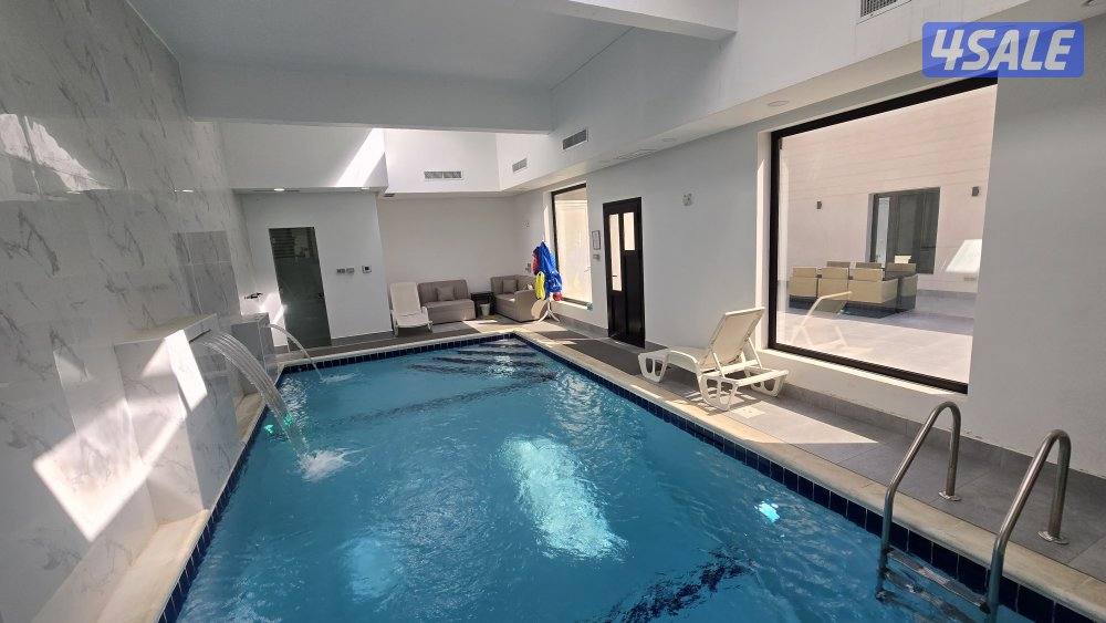 للإيجار: شاليه مودرن فاخر بالخيران - مسبح داخلي وخصوصية تامة 🏊‍♂️✨2