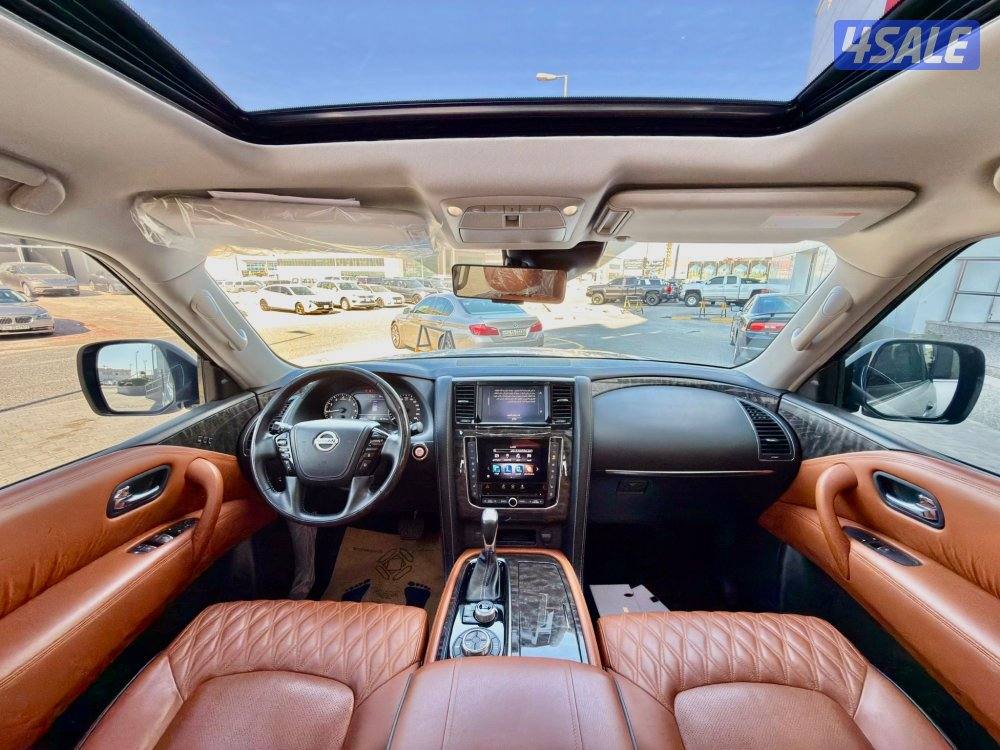 للبيع باترول بلاتنيوم ستي 2021 صبغ الوكاله وارد قطر11