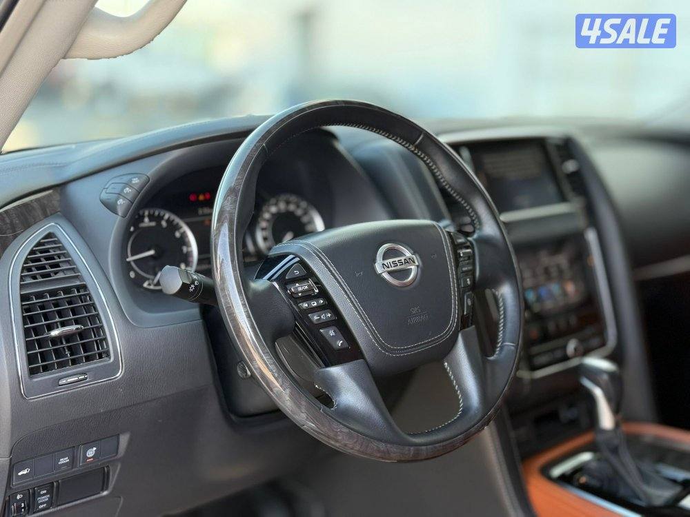 للبيع باترول بلاتنيوم ستي 2021 صبغ الوكاله وارد قطر13