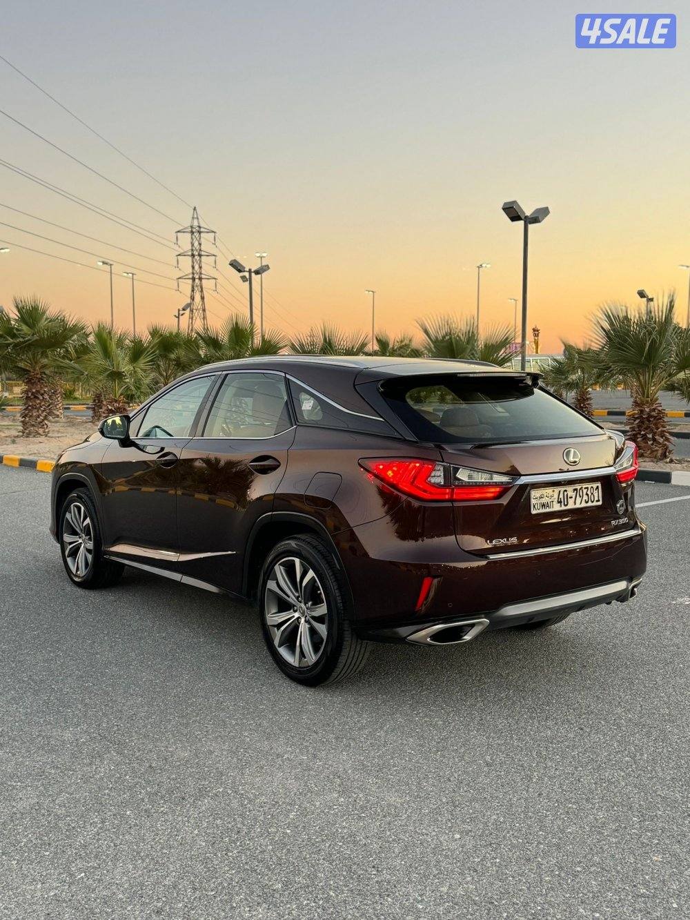 لكسز  RX350 موديل 2017 درجه اولي صبغ الوكاله1
