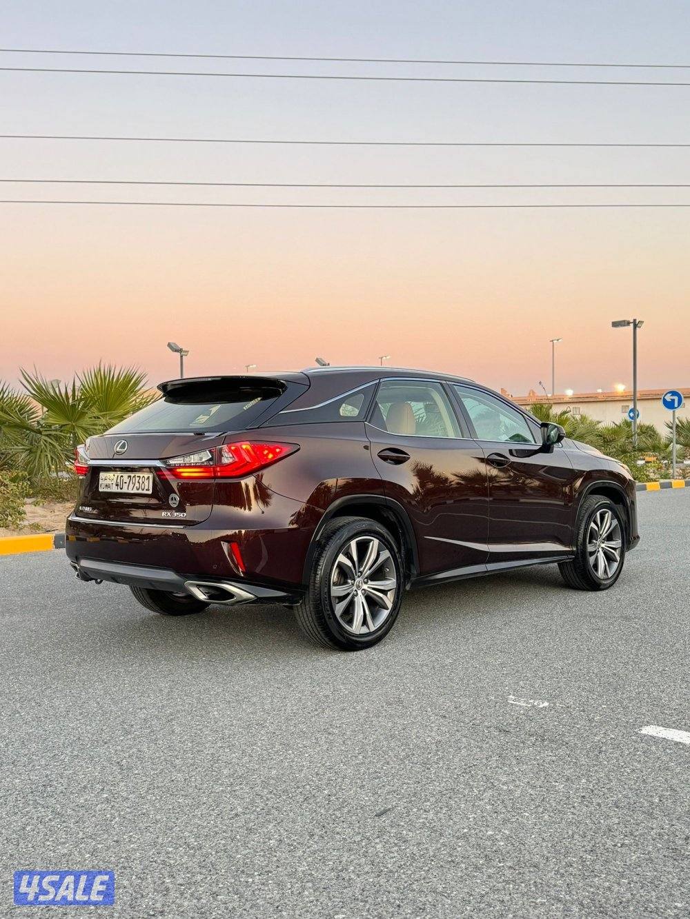 لكسز  RX350 موديل 2017 درجه اولي صبغ الوكاله4