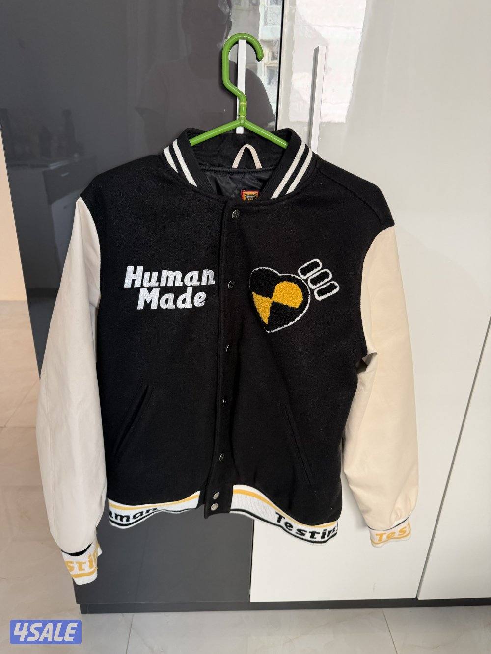 Human Made x Asap Rocky Human Testing Varsity Jacket2