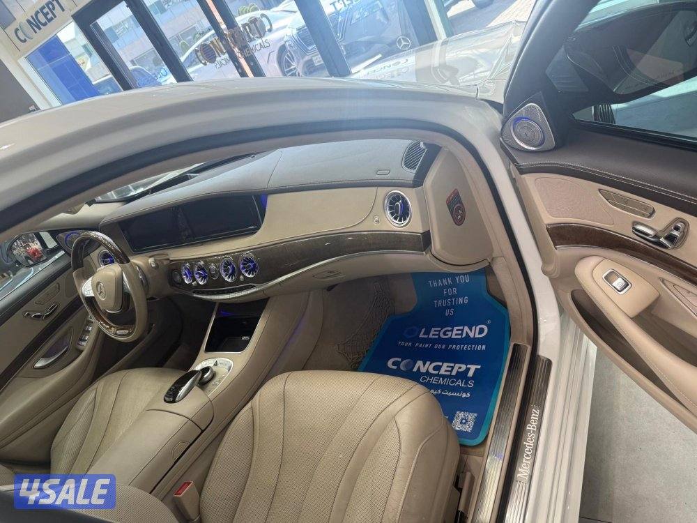 مرسيدس س ٤٠٠ لارج موديل ٢٠١٥ وارد وكاله قطر ماشي ١٥٥ كيلومتر،8