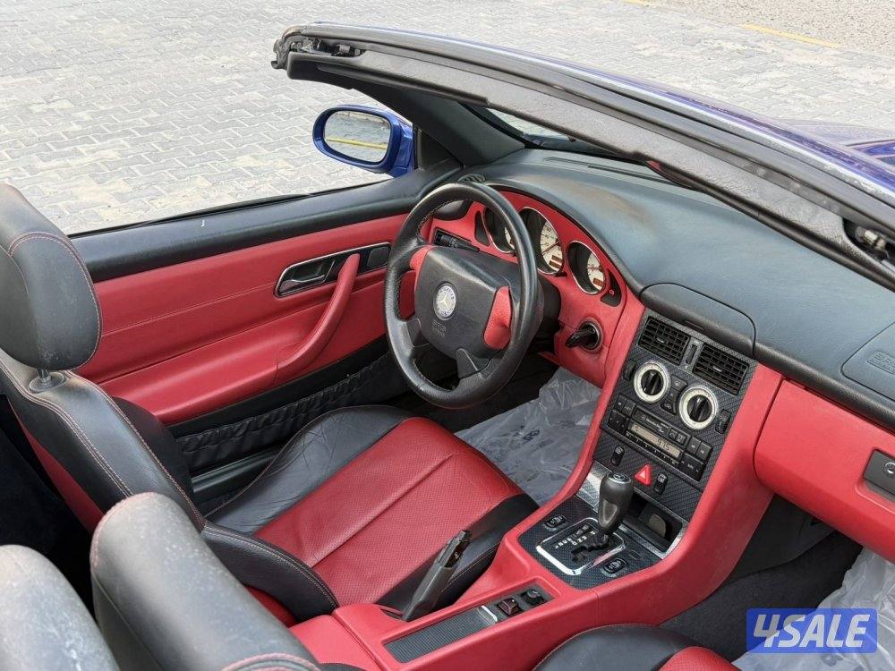 للبيع مرسيدس موديل 1998 SLK200 وارد الوكالة بحاله الوكالة ماشيه 1066