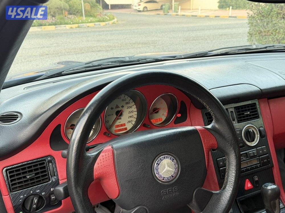للبيع مرسيدس موديل 1998 SLK200 وارد الوكالة بحاله الوكالة ماشيه 1069