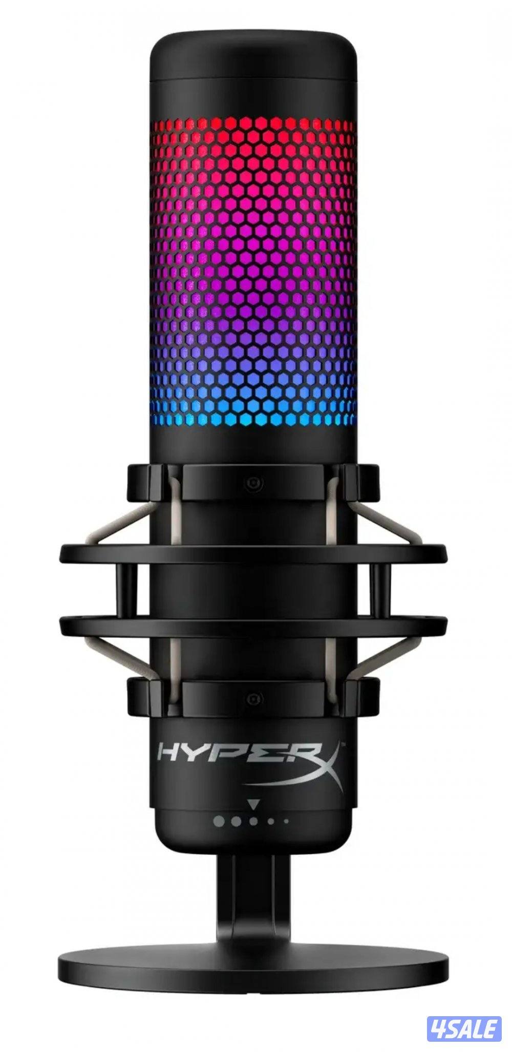 للبيع مايك hyperx quadcast S  اسود بالكرتون0