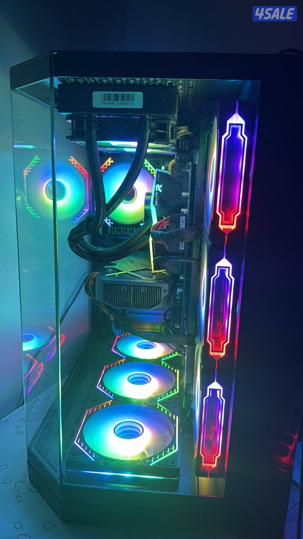 للبيع ست اب كامل تحت الكفاله سنه rtx5060ti i7:14700/1teri :ssd2