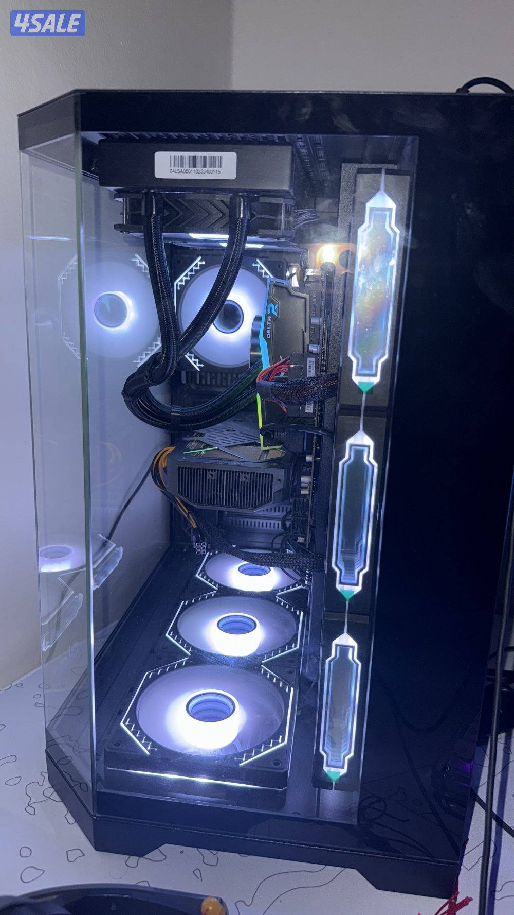 للبيع ست اب كامل تحت الكفاله سنه rtx5060ti i7:14700/1teri :ssd4