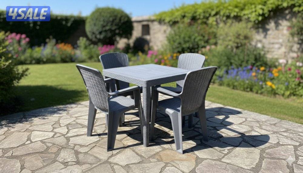 طقم طاولة خارجية – جديد وتوصيل مجاني0