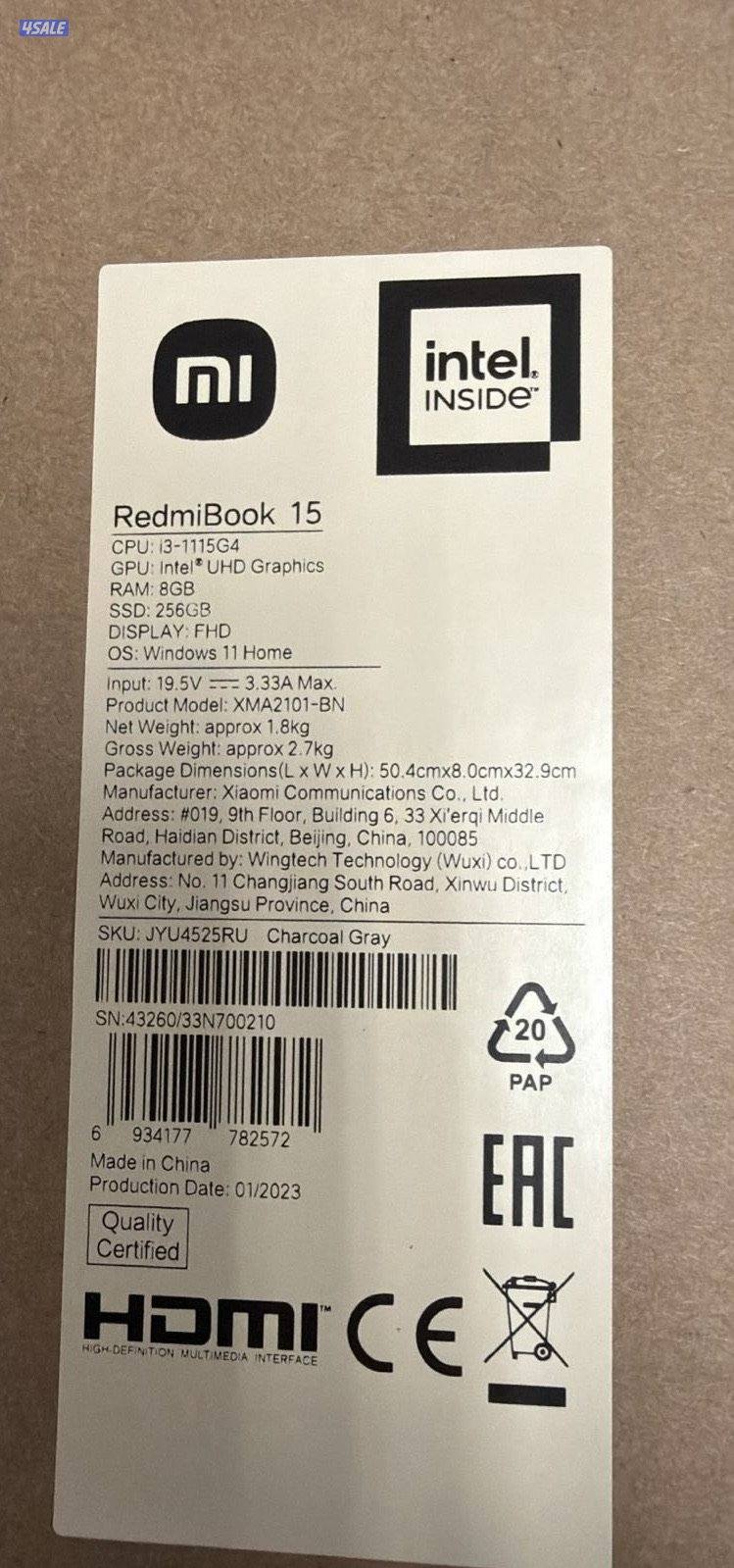 Redmibook 155