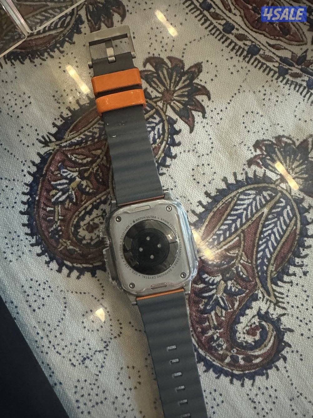 ساعة ابل ألترا إصدار 1 مع الكرتونة و الشحن بدون اي خدوش استعمال خفيف1