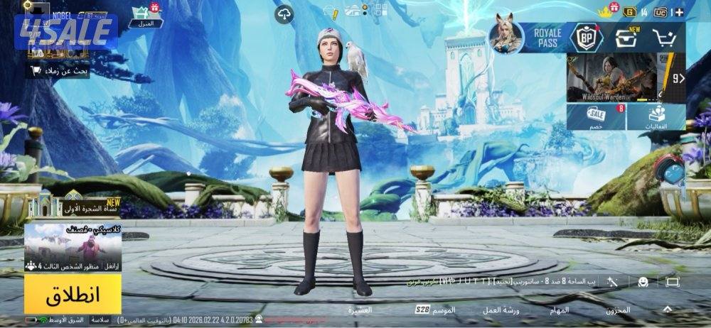 للبيع حساب مرتب ومتعوب عليه لفل ٨٧ والمجموعه ٦٧ السقوط كامل والمطافي2