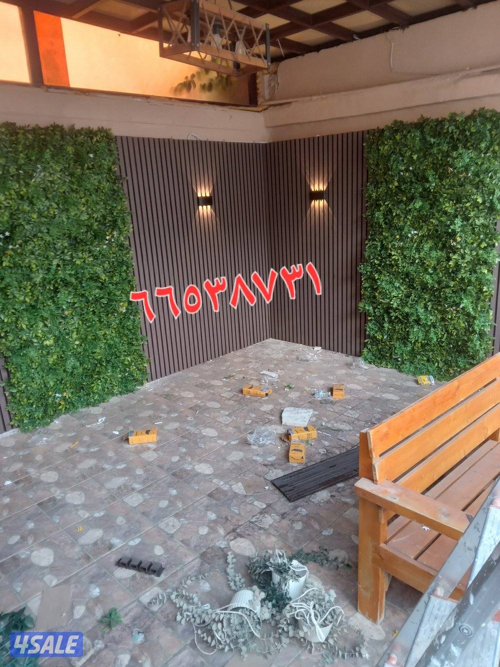 تركيب السوره بديل الخشب مع الاضاءه2