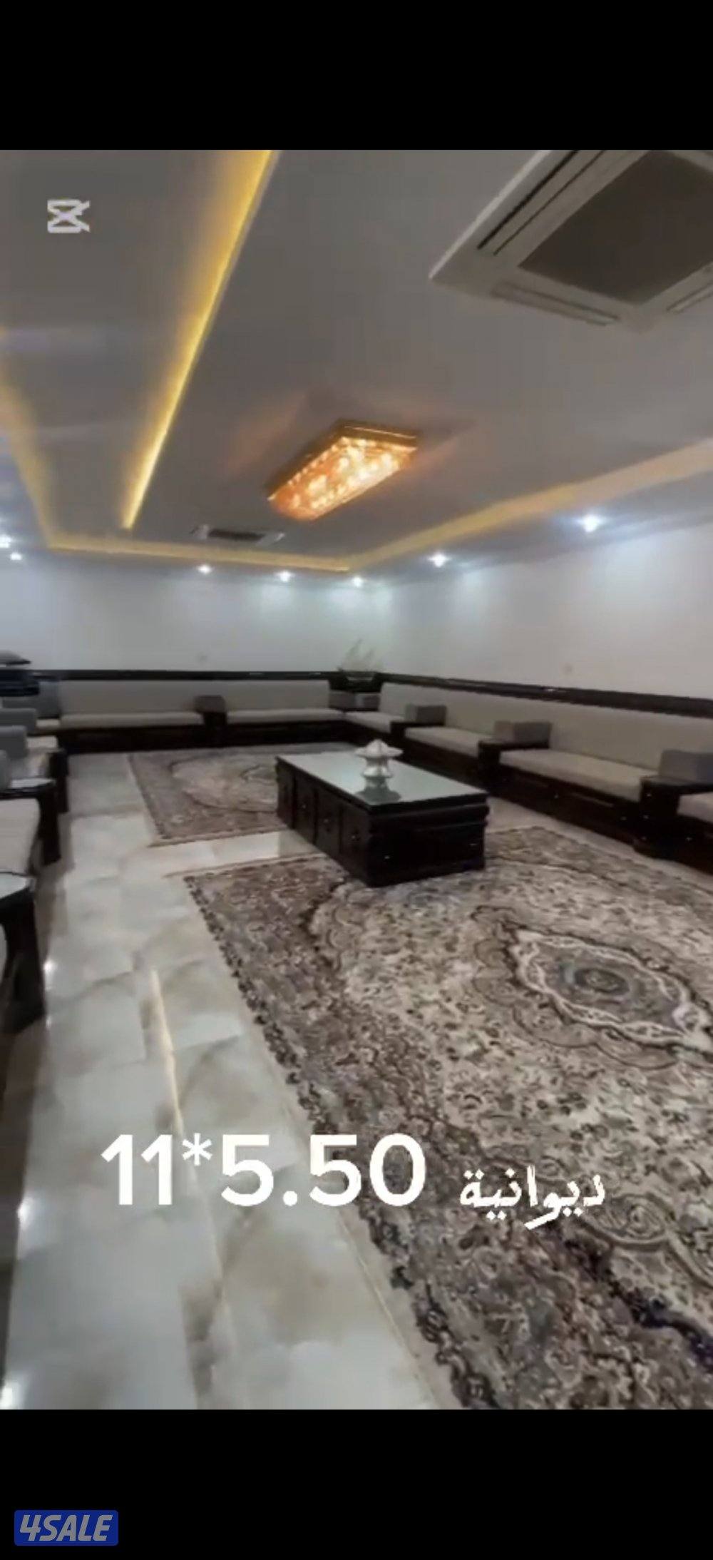 للبيع بالنعيم دورين ونصف ارضي و3شقق بيت موقع زاويه1