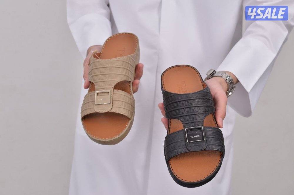 ‏أحذية رجالي التميمه جلد طبيعي15