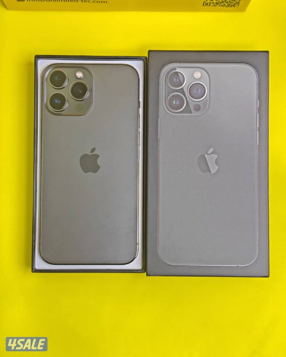 ايفون 13 برو ماكس – 256 جيجا – رمادي بطارية 79% مستعمل كالجديد0