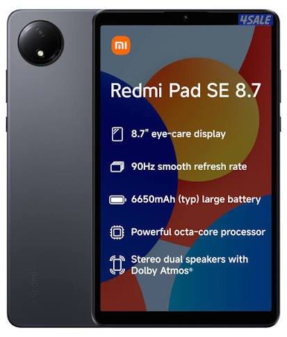 New redmi pad se 8.7 inch 6gb ram 128gb storage3