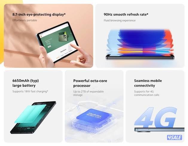 New redmi pad se 8.7 inch 6gb ram 128gb storage2