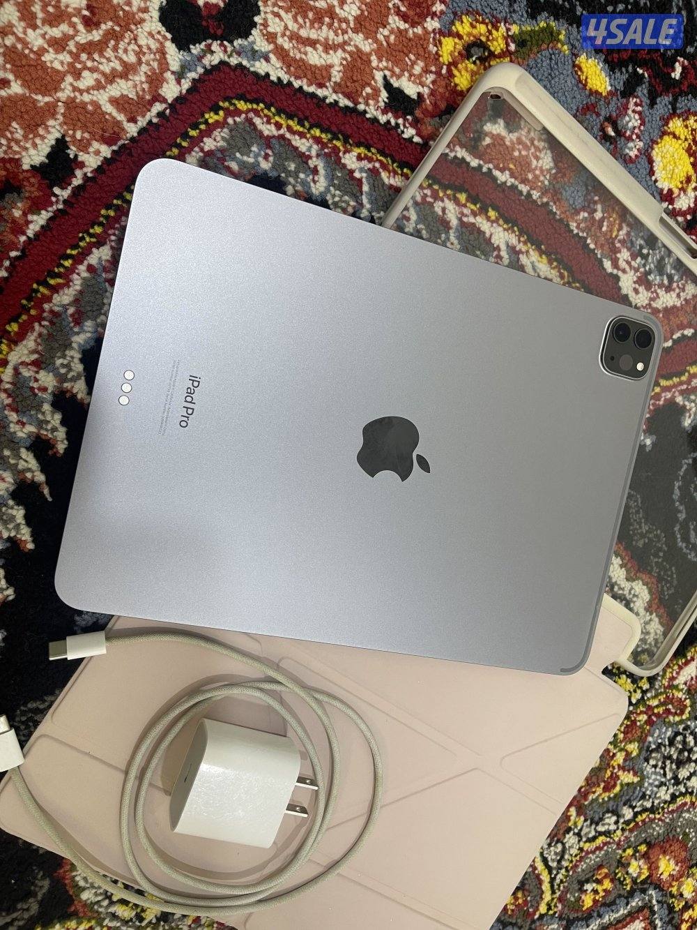 ايباد ابل برو 11 انش 128 قيقا بايت ام تو معالج m2 بطارية 95 موديل 20230