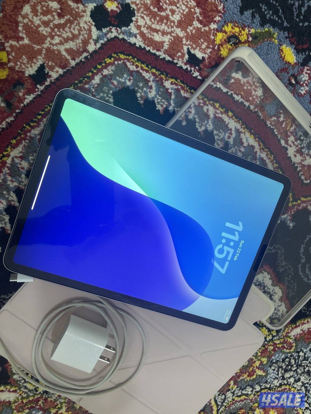 ايباد ابل برو 11 انش 128 قيقا بايت ام تو معالج m2 بطارية 95 موديل 20233