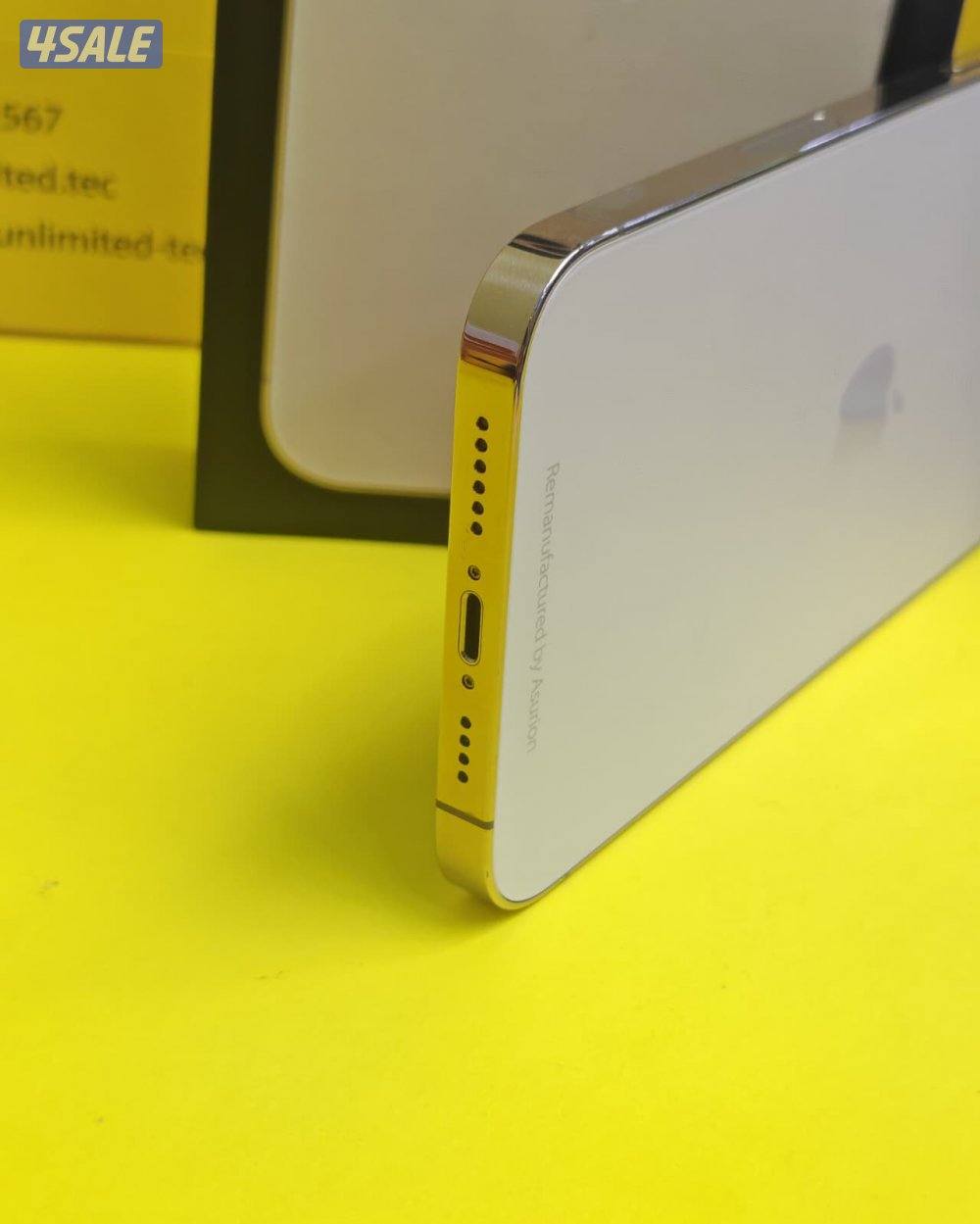 ايفون 13 برو ماكس – 256 جيجا – ذهبي بطارية 96% مستعمل نظيف1