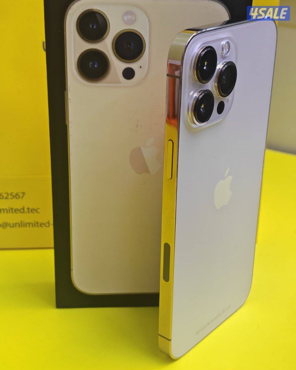 ايفون 13 برو ماكس – 256 جيجا – ذهبي بطارية 96% مستعمل نظيف5