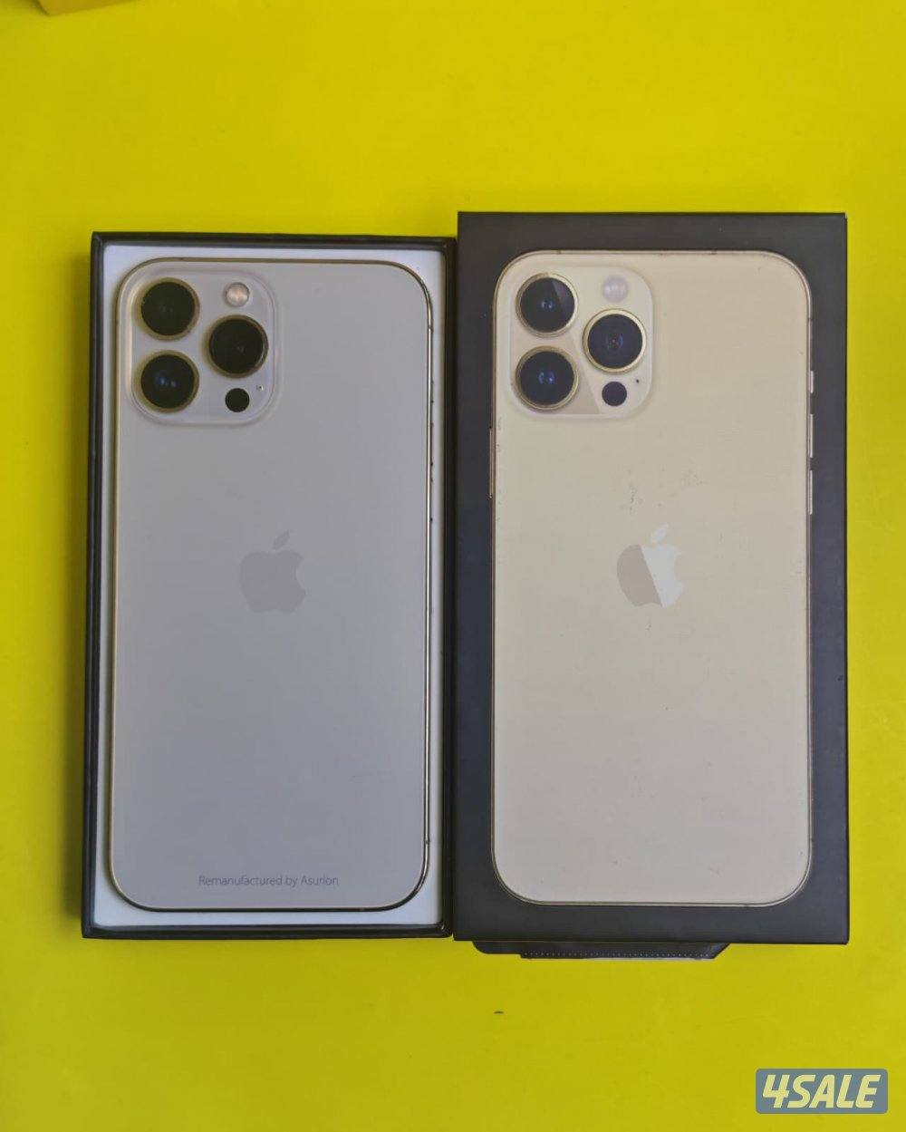 ايفون 13 برو ماكس – 256 جيجا – ذهبي بطارية 81% مستعمل كالجديد1