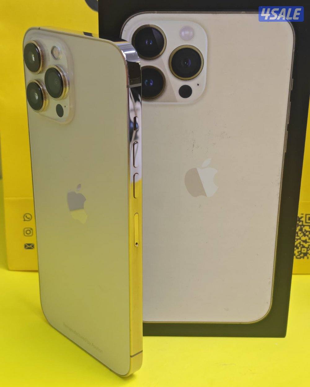 ايفون 13 برو ماكس – 256 جيجا – ذهبي بطارية 81% مستعمل كالجديد4