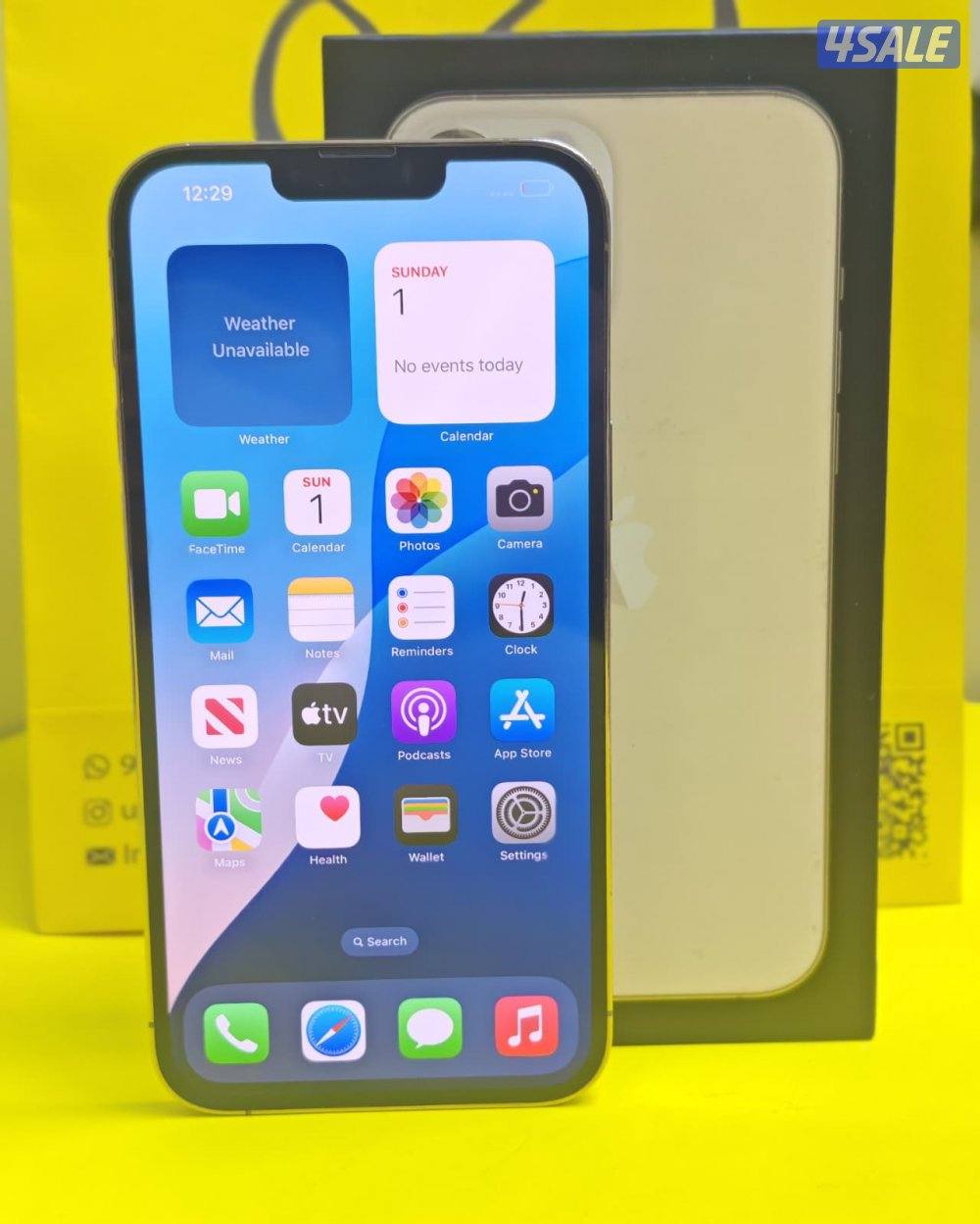 ايفون 13 برو ماكس – 256 جيجا – ذهبي بطارية 81% مستعمل كالجديد6