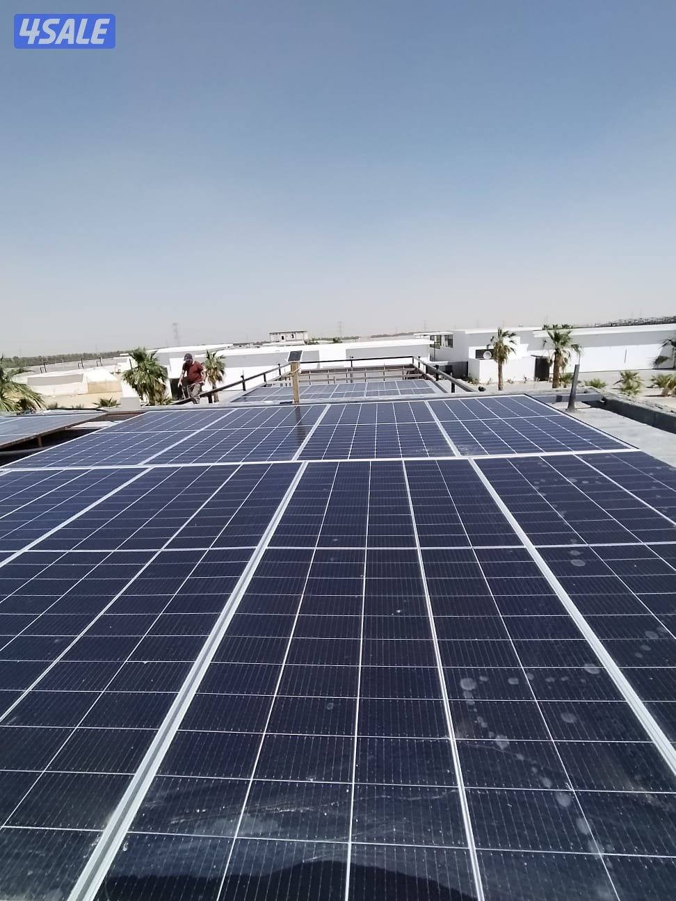 توريد وتركيب كافة مستلزمات تشغيل الكهرباء عن طريق الطاقه الشمسيه في ال15