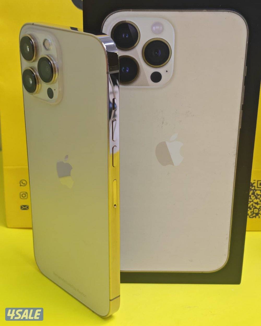 ايفون 13 برو ماكس – 256 جيجا – ذهبي بطارية 76% مستعمل كالجديد3