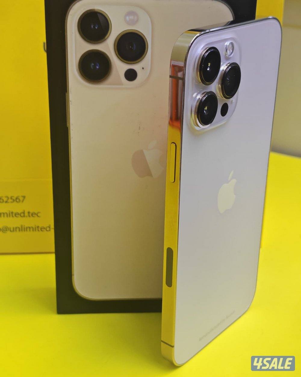 ايفون 13 برو ماكس – 128 جيجا – ذهبي بطارية 79% مستعمل كالجديد0